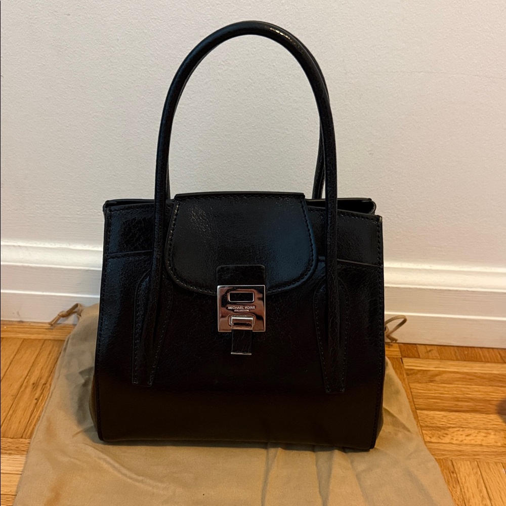 Michael Kors Collection Black Satchel